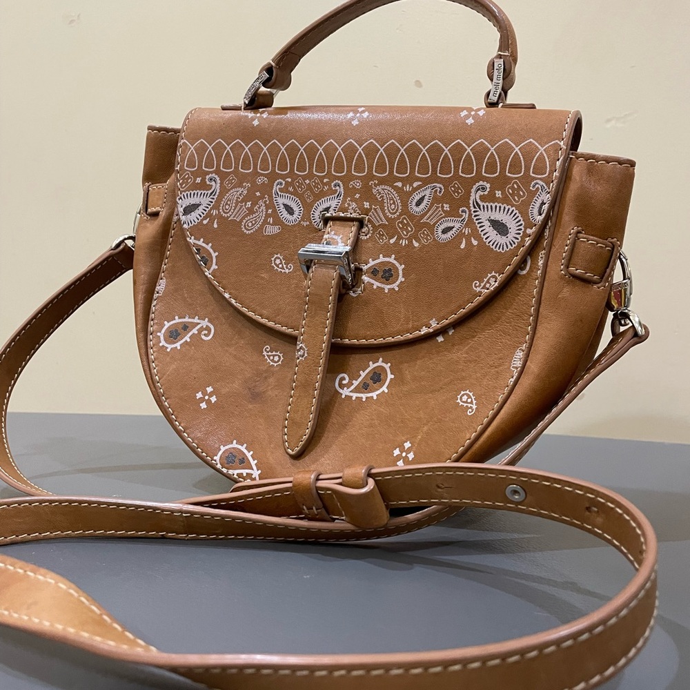 Brand — Meli melo cross body/shoulder bag with paisley designs.
